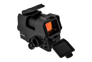 Sig Sauer Romeo 8T Red Dot Sight features a titanium shroud and flip up lens covers